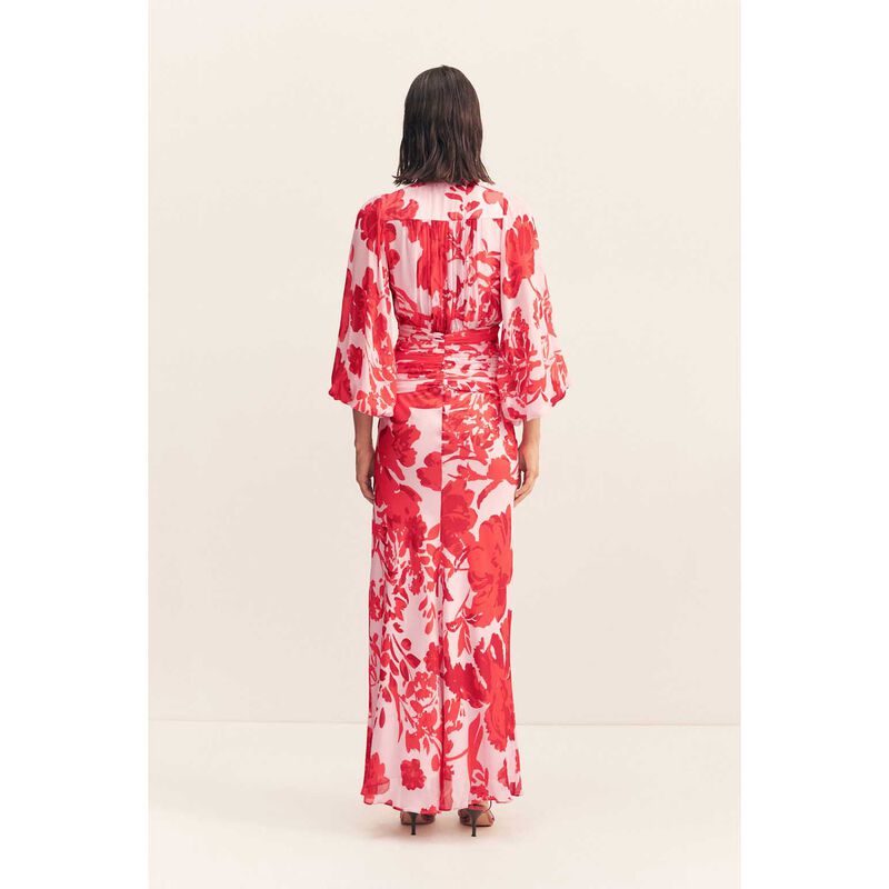 Shona Joy Aleyna Long Sleeve Ruched Maxi Dress image number 1